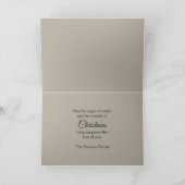 Embroidery Christmas Forest Animals Santa Sleigh シーズンカード (内部)