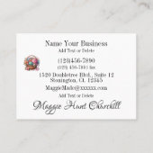 Embroidery / Sewing / Seamstress  名刺 (裏面)