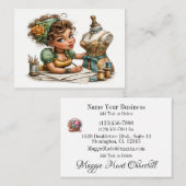 Embroidery / Sewing / Seamstress  名刺 (正面/裏面)