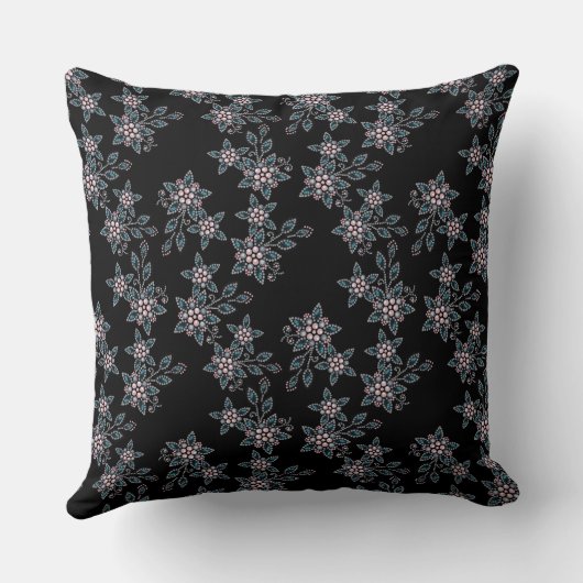 Embroidery with beads クッション (裏面)