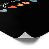 Embryo On Board Heart Ivf Transfer Day Fertility N ポスター (角)