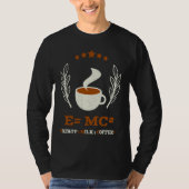 EMC2  Science Coffee Energy Milk Coffee Tシャツ (正面)