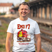 EMD F7 Santa Fe Warbonnet Diesel Locomotive. Tシャツ