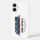 EMD GP38-2ディーゼル機関車GATX青と白 Case-Mate iPhoneケース (裏面)