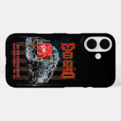 EMD GP60 ディーゼル機関車とアメリカ国旗 Case-Mate iPhoneケース (裏面 (横))