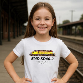 EMD SD40-2ディーゼル機関車。ユニオン太平洋 Tシャツ