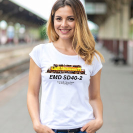 EMD SD40-2ディーゼル機関車。ユニオン太平洋 Tシャツ