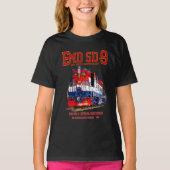 EMD SD-9 アメリカ建国250周年記念ヘリテージ機関車 Tシャツ (正面)