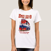 EMD SD-9 アメリカ建国250周年記念ヘリテージ機関車 Tシャツ (正面)