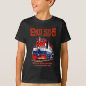 EMD SD-9 アメリカ建国250周年記念ヘリテージ機関車 Tシャツ (正面)