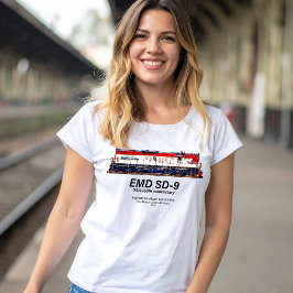 EMD SD-9 アメリカ建国250周年記念ヘリテージ機関車 Tシャツ