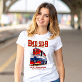 EMD SD-9 アメリカ建国250周年記念ヘリテージ機関車 Tシャツ