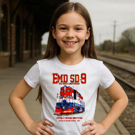 EMD SD-9 アメリカ建国250周年記念ヘリテージ機関車 Tシャツ