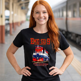 EMD SD-9 アメリカ建国250周年記念ヘリテージ機関車 Tシャツ