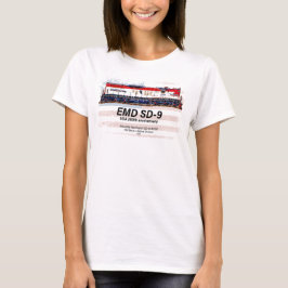 EMD SD-9 Locomotive USA 250th Anniversary Livery Tシャツ