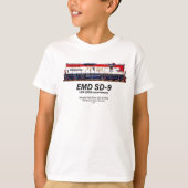 EMD SD-9 USA建国250周年記念ヘリテイジ機関車 Tシャツ (正面)