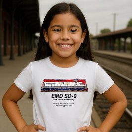 EMD SD-9 USA 250th Anniversary Heritage Locomotive Tシャツ