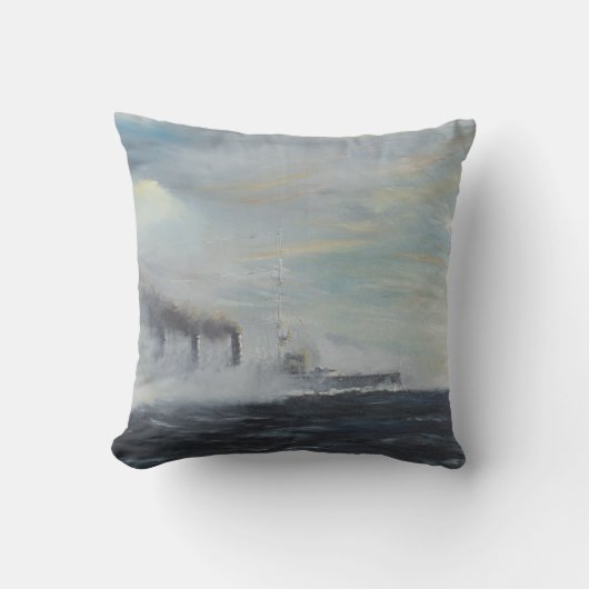 Emden 「東の」1914 2011年の白鳥 クッション (正面)