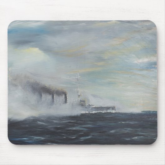 Emden 「東の」1914 2011年の白鳥 マウスパッド (正面)