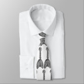 emek_bone_geetar_tie_white ネクタイ (タイ)