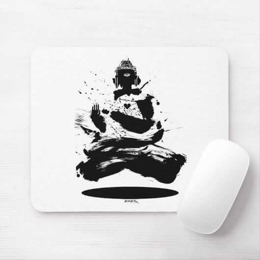 emek_buddha_mousepad マウスパッド (マウス)
