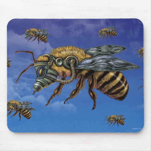 emek_honeybee マウスパッド (正面)
