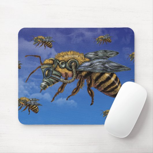 emek_honeybee_mousepad マウスパッド (マウス)