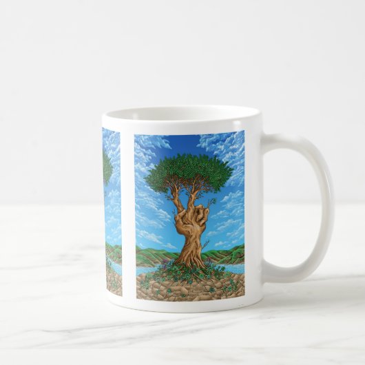 EMEK_Peace Tree_MUG コーヒーマグカップ (右)