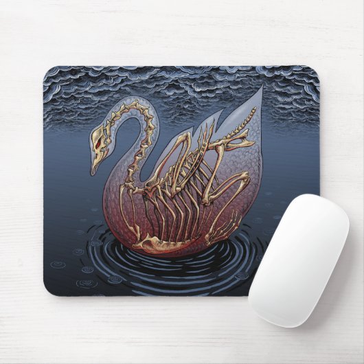 emek_swan_mousepad マウスパッド (マウス)