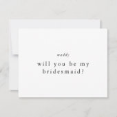 EMELIAが私の花嫁のプロポーザルのカードになる 招待状 (正面)