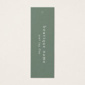 EMELIAグリーンつるラベル衣料品ラベル価格ラベル (正面)