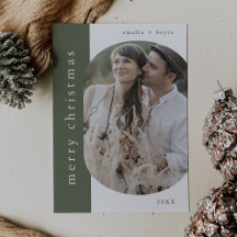 EMELIAグリーンクリスマスグリーティングフォトメリークリスマス