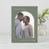 EMELIAグリーンハッピーホリデーズキュートファミリーフォト シーズンカード (スタンド正面)