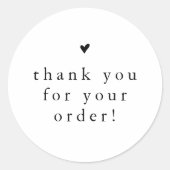 EMELIAシンプルシックミニマリストご注文 ラウンドシール (正面)