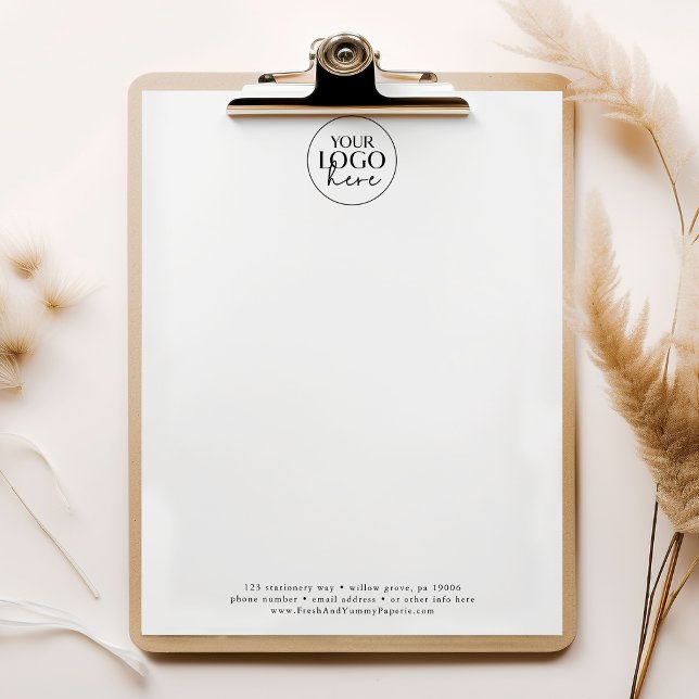 EMELIAシンプルプロフェッショナルロゴ会社 レターヘッド (EMELIA Simple Professional Business Logo Company Letterhead)