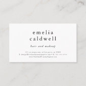 EMELIAシンプルボホ小モダン事業リマインダー 予約カード (正面)