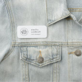 EMELIAシンプル社ロゴ従業員磁気 名札 (インサイチュ)