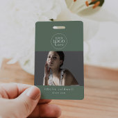 EMELIAセージのセキュリティ名タグ写真従業員ID バッジ