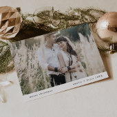 EMELIAブラックシンプルフユニークァミリ写真 シーズンカード