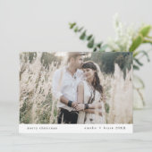 EMELIAブラックシンプルフユニークァミリ写真 シーズンカード (スタンド正面)