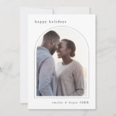 EMELIAブラックハッピーホリデイズカワイファミリーフォト シーズンカード (正面)