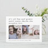 EMELIAブラック写真笑わされるクリスおもしろいマス シーズンカード (スタンド正面)