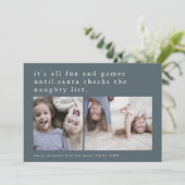 EMELIAブルー写真笑わされるクリスおもしろいマス シーズンカード (スタンド正面)