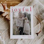 EMELIAレッドボホクリスマス写真喜ばしいクリスマス シーズンカード