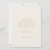 EMELIA金ゴールドハッピーホリデイズカワイファミリーフォト シーズンカード (裏面)