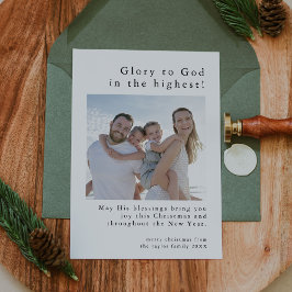 EMELIA黒人家族の写真神クリスチャン・クリスマス シーズンカード