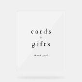 EMELIA モダン Bohoカーユニークドとギフト結婚ズ アクリルサイン (正面)