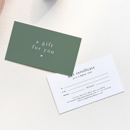 EMELIA Boho Sageバウチャーギフト券テンプレート