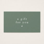 EMELIA Boho Sageバウチャーギフト券テンプレート (正面)