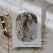 EMELIA Flat Bohoミニマルユニークリスト結婚ズ サンキューカード